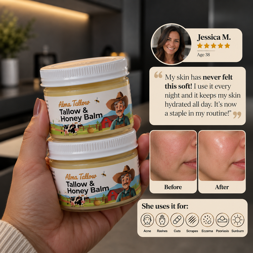 AlmaTallow & Honey Balm - 2 oz