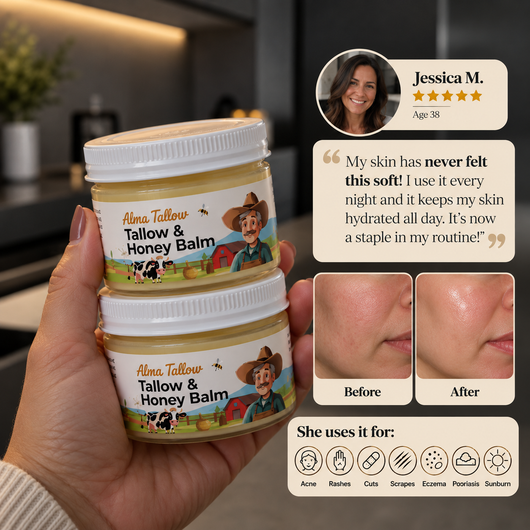AlmaTallow & Honey Balm - 2 oz